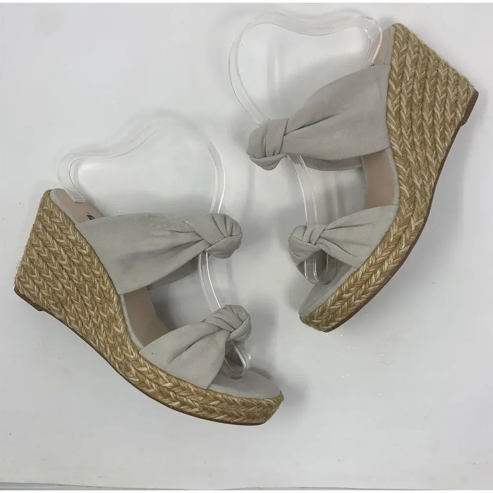 Stuart Weitzman Sarina Espadrille Wedge Sandals